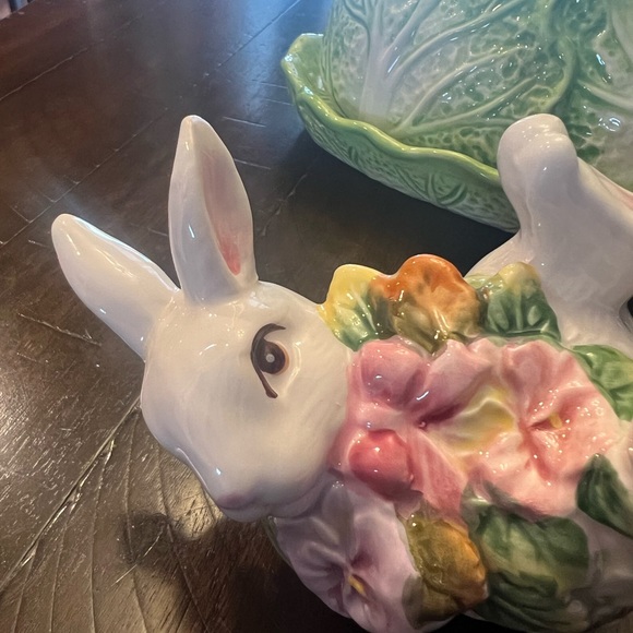 Last 1❗️Pansy Bunnies Salt & Pepper Set - Picture 8 of 12